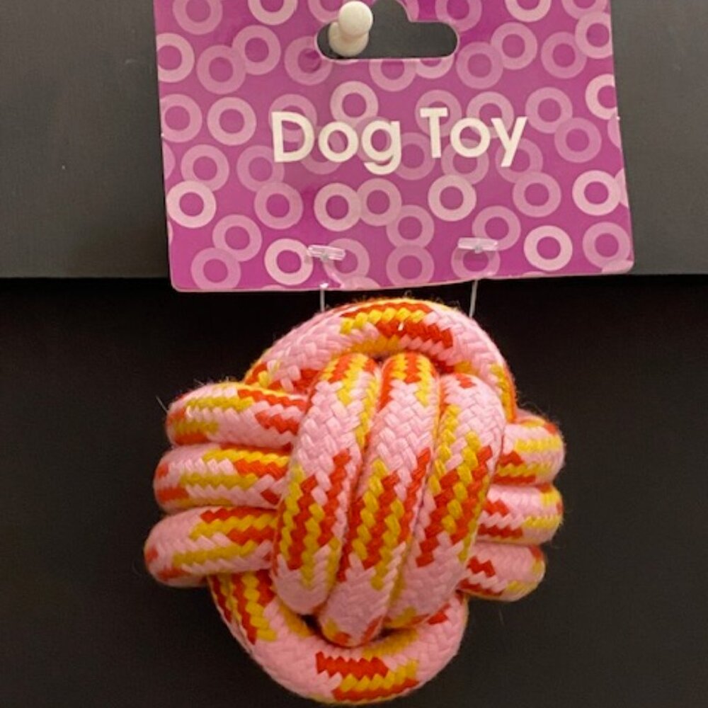 Rope Dog Toy *Lit Pink* Medium Size